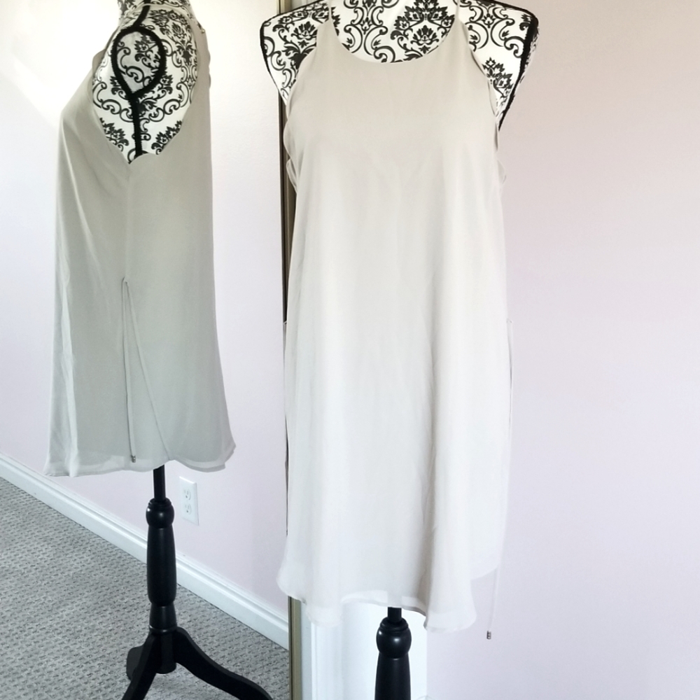 Nude slip dress Naked Zebra